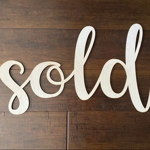 These items have sold